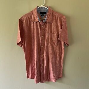 Men's Red Short Sleeve Shirt